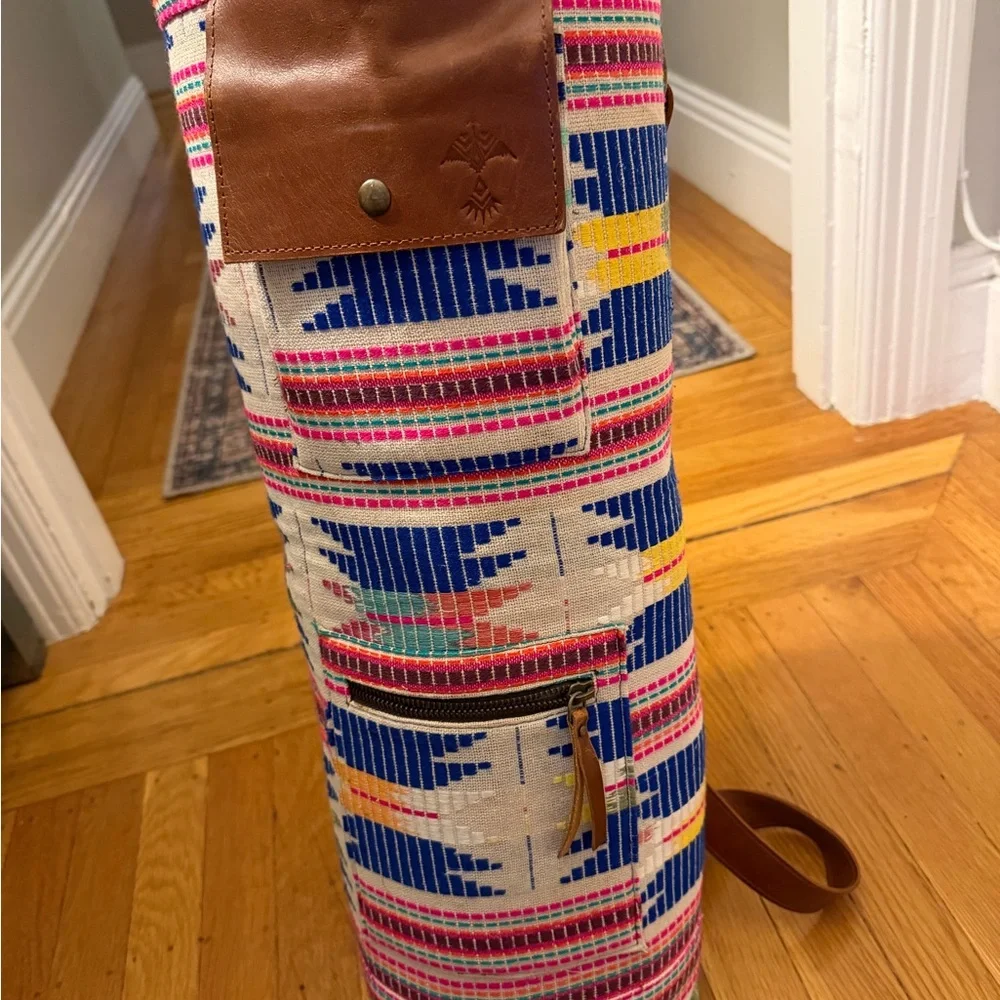 Colorful Patterned Yoga Mat Bag